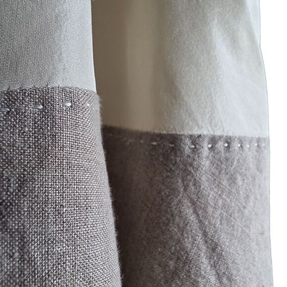 J Crew Collection Silk Linen A-Line Ivory Beige Skirt 4 - Picture 6 of 14